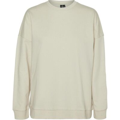 Vero Moda, Damen, Pullover, Vmkylie Ls Long Sweat Jrs Boo, Grau Vero Moda, Damen, Pullover, Vmkylie Ls Long Sweat Jrs Boo, Grau