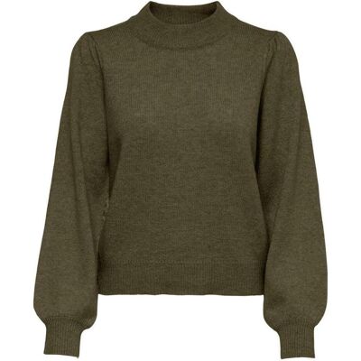 JdY, Damen, Pullover, Gestrickter Pullover, Grün, (M) JdY, Damen, Pullover, Gestrickter Pullover, Grün, (M)