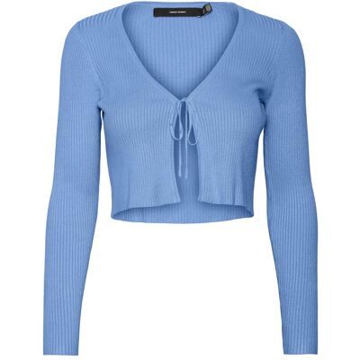 Vero Moda, Damen, Pullover, Strickjacke, Blau, (L) Vero Moda, Damen, Pullover, Strickjacke, Blau, (L)
