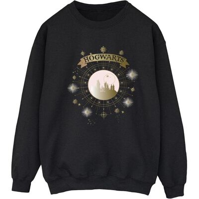 Harry Potter, Damen, Pullover, Hogwarts Yule Ball Sweatshirt, Schwarz, (M) Harry Potter, Damen, Pullover, Hogwarts Yule Ball Sweatshirt, Schwarz, (M)