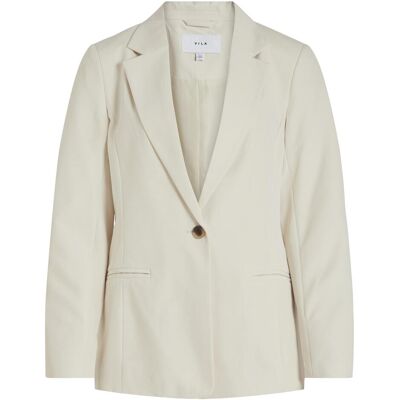 Vila, Damen, Anzüge, Einreihiger Blazer, Grau, (40) Vila, Damen, Anzüge, Einreihiger Blazer, Grau, (40)
