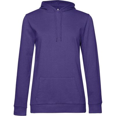 B&C, Damen, Pullover, Damen Hoodie aus French Terry, Violett, (S) B&C, Damen, Pullover, Damen Hoodie aus French Terry, Violett, (S)