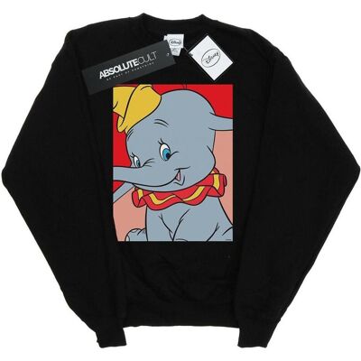 Disney Damen, Pullover, Dumbo Portrait Sweatshirt, Schwarz, (XXL) Disney Damen, Pullover, Dumbo Portrait Sweatshirt, Schwarz, (XXL)