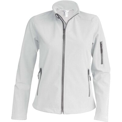 KARIBAN Damen Softshell Jacke - 3XL - Weiß - Fitness KARIBAN Damen Softshell Jacke - 3XL - Weiß - Fitness