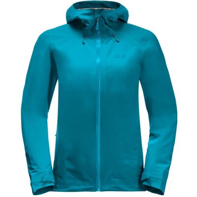 Jack Wolfskin, Damen, Outdoorjacken, Highest Peak Jacket W (L), Blau, L Jack Wolfskin, Damen, Outdoorjacken, Highest Peak Jacket W (L), Blau, L