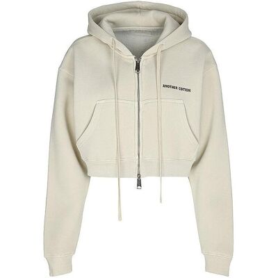 Another Cotton, Damen, Pullover, Sweatjacke, Weiss, (S) Another Cotton, Damen, Pullover, Sweatjacke, Weiss, (S)