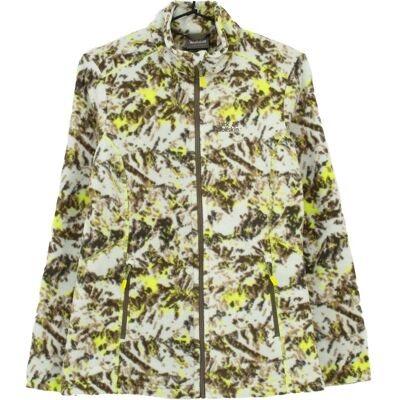 Jack Wolfskin, Damen, Pullover, Moonrise Aop Fleece Jacke Sweatjacke Winter, Braun, (S) Jack Wolfskin, Damen, Pullover, Moonrise Aop Fleece Jacke Sweatjacke Winter, Braun, (S)