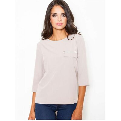 Figl, Damen, Blusen, Bluse, Beige, (M) Figl, Damen, Blusen, Bluse, Beige, (M)