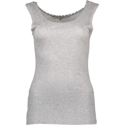 Silvian Heach, Damen, Shirts, Grauer Tank Für Damen, Grau, (XS) Silvian Heach, Damen, Shirts, Grauer Tank Für Damen, Grau, (XS)