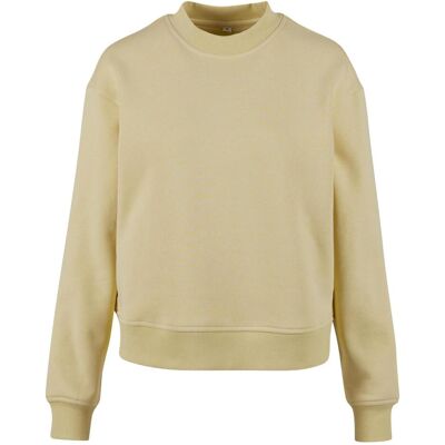 Build Your Brand, Damen, Pullover, Ladies Oversized Crewneck Sweatshirt, Gelb, (S) Build Your Brand, Damen, Pullover, Ladies Oversized Crewneck Sweatshirt, Gelb, (S)