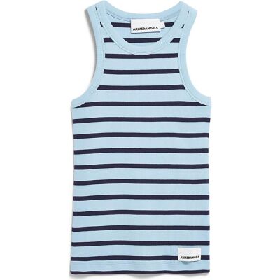 Armedangels, Damen, Shirts, Women's Kanitaa Stripes, Mehrfarbig, Blau, (L) Armedangels, Damen, Shirts, Women's Kanitaa Stripes, Mehrfarbig, Blau, (L)