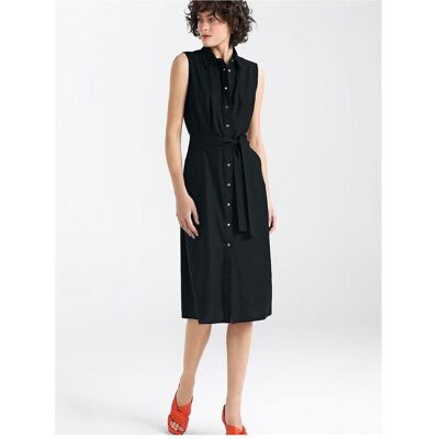 Nife, Damen, Kleider, Alltagskleid model, Schwarz, (42) Nife, Damen, Kleider, Alltagskleid model, Schwarz, (42)