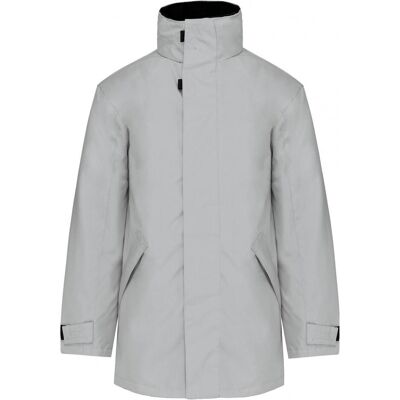 Kariban, Unisex, Winterjacken, Parka mit gestepptem Futter, Grau, (L) Kariban, Unisex, Winterjacken, Parka mit gestepptem Futter, Grau, (L)