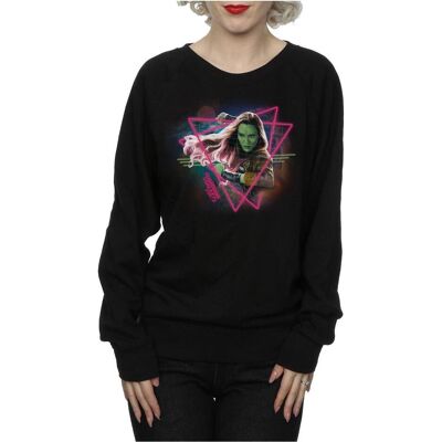 Marvel, Damen, Pullover, Guardians Of The Galaxy Neon Gamora Sweatshirt, Schwarz, (XXL) Marvel, Damen, Pullover, Guardians Of The Galaxy Neon Gamora Sweatshirt, Schwarz, (XXL)
