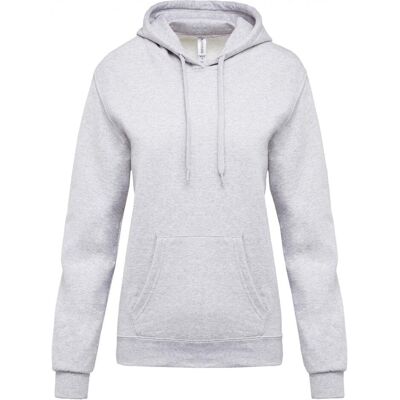 Kariban, Damen, Pullover, Damen-Hoodie, Grau, (S) Kariban, Damen, Pullover, Damen-Hoodie, Grau, (S)
