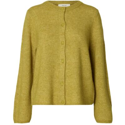 Selected, Damen, Pullover, Slflulu New Ls Knit Cardigan Noos, Grün, (XS) Selected, Damen, Pullover, Slflulu New Ls Knit Cardigan Noos, Grün, (XS)