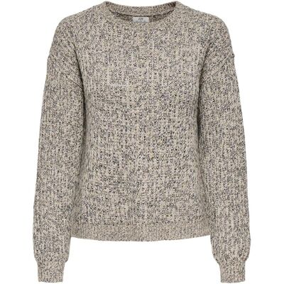 JdY, Damen, Pullover, Jdyandi L/S O-Neck Pullover Knt, Grau, (M) JdY, Damen, Pullover, Jdyandi L/S O-Neck Pullover Knt, Grau, (M)
