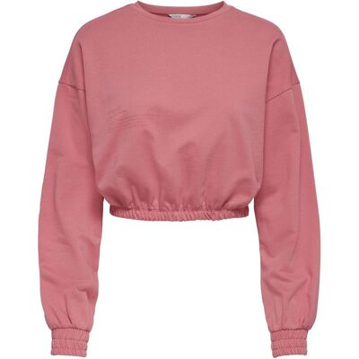 Only, Damen, Pullover, Onlzenia Unb Elastic Sweatshirt Cs Nn, Rosa, Pink, (M) Only, Damen, Pullover, Onlzenia Unb Elastic Sweatshirt Cs Nn, Rosa, Pink, (M)