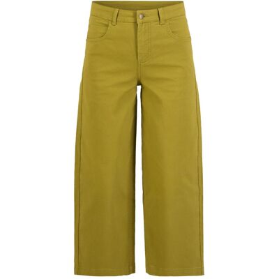 Blutsgeschwister, Damen, Hosen, High Waist Culotte, Grün, (M, S) Blutsgeschwister, Damen, Hosen, High Waist Culotte, Grün, (M, S)