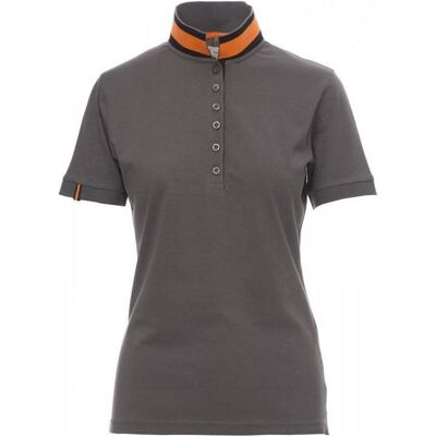 Payper, Damen, Shirts, Memphis Damen-Poloshirt, Grau, Orange, Schwarz, (XL) Payper, Damen, Shirts, Memphis Damen-Poloshirt, Grau, Orange, Schwarz, (XL)
