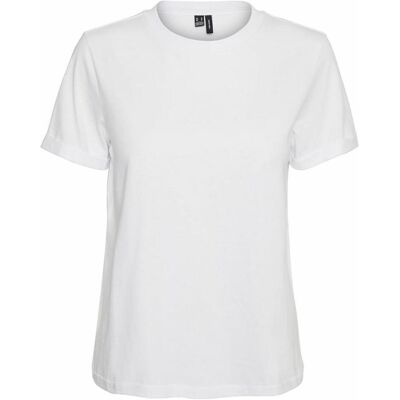 Vero Moda, Damen, Shirts, Basic T-Shirt, Weiss, (S) Vero Moda, Damen, Shirts, Basic T-Shirt, Weiss, (S)