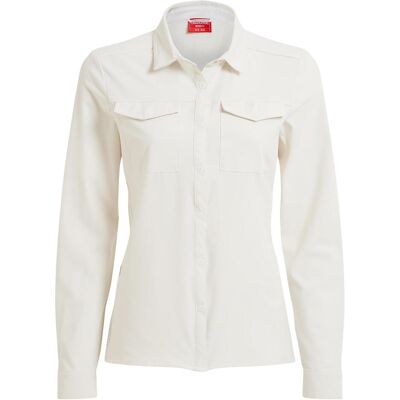 Craghoppers NosiLife Pro Langarmshirt - Damen - Beige - UV-Schutz Craghoppers NosiLife Pro Langarmshirt - Damen - Beige - UV-Schutz