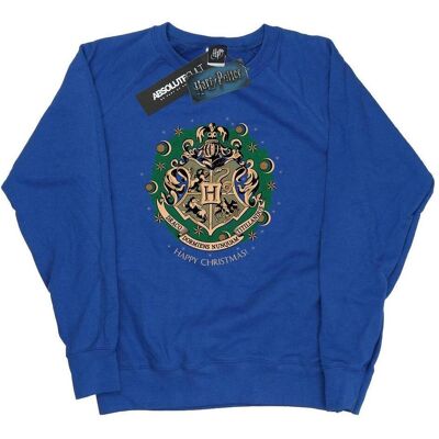Harry Potter, Damen, Pullover, Christmas Wreath Sweatshirt, Blau, (M) Harry Potter, Damen, Pullover, Christmas Wreath Sweatshirt, Blau, (M)