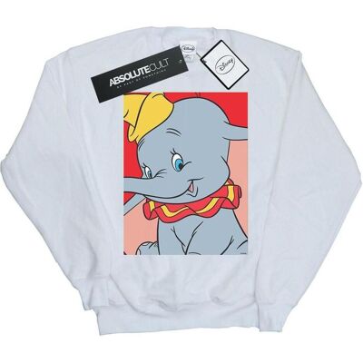 Disney Damen, Pullover, Dumbo Portrait Sweatshirt, Weiss, (XXL) Disney Damen, Pullover, Dumbo Portrait Sweatshirt, Weiss, (XXL)
