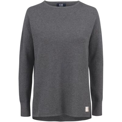 Cutter & Buck, Damen, Pullover, Carnation Sweater Ladies, Grau, (S) Cutter & Buck, Damen, Pullover, Carnation Sweater Ladies, Grau, (S)