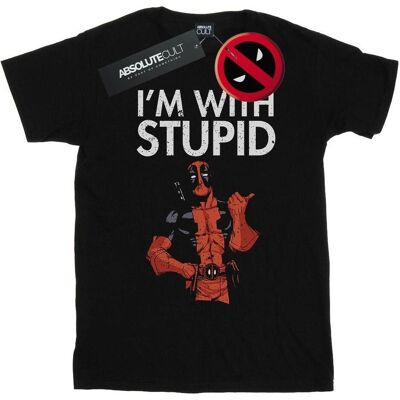 Marvel Deadpool Damen Schwarzes T-Shirt - Lässiger Schnitt Marvel Deadpool Damen Schwarzes T-Shirt - Lässiger Schnitt