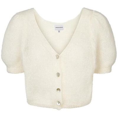 Americandreams, Damen, Pullover, Cardigan HARPER, Weiss, (M) Americandreams, Damen, Pullover, Cardigan HARPER, Weiss, (M)