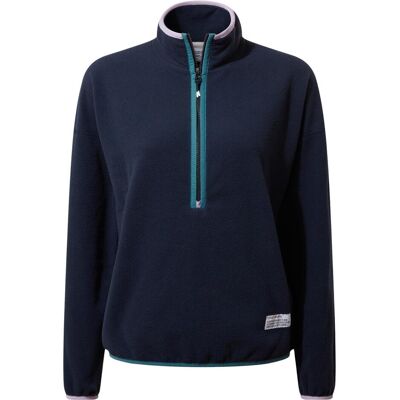 Craghoppers, Damen, Pullover, Women's CO2 Renu Half Zip, Blau, (XXL) Craghoppers, Damen, Pullover, Women's CO2 Renu Half Zip, Blau, (XXL)