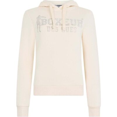 Boxeur des Rues, Damen, Pullover, Kapuzenpullover Lady Hooded Sweatshirt, Beige, (M) Boxeur des Rues, Damen, Pullover, Kapuzenpullover Lady Hooded Sweatshirt, Beige, (M)
