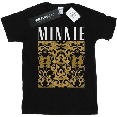 Disney Damen, Shirts, Minnie Mouse Baroque Pattern TShirt, Schwarz, (S) Disney Damen, Shirts, Minnie Mouse Baroque Pattern TShirt, Schwarz, (S)