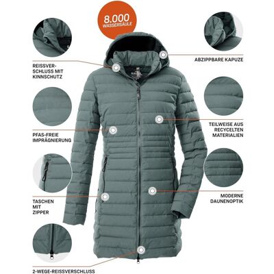 G.I.G.A DX, Damen, Winterjacken, G.I.G.A. DX Parka Trapuntata Donna con Cappuccio Amovibile, Grün, (36) G.I.G.A DX, Damen, Winterjacken, G.I.G.A. DX Parka Trapuntata Donna con Cappuccio Amovibile, Grün, (36)