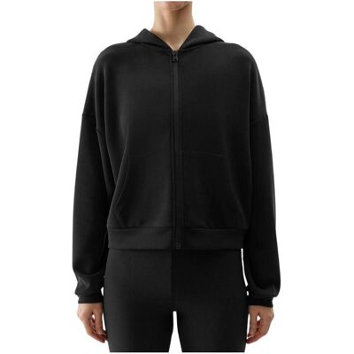 4F, Damen, Pullover, Damen Sweatshirt F1002 tiefschwarz 4FWSS24TSWSF1002 20F L, Schwarz, (L) 4F, Damen, Pullover, Damen Sweatshirt F1002 tiefschwarz 4FWSS24TSWSF1002 20F L, Schwarz, (L)