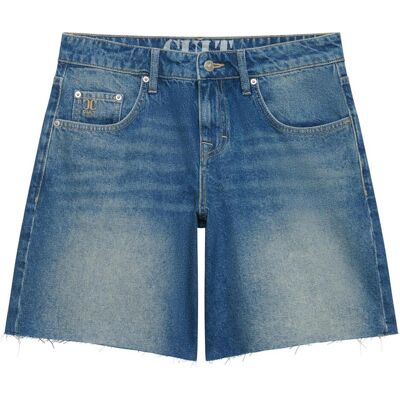 Superdry, Damen, Shorts, Rise Mid, Blau, (28) Superdry, Damen, Shorts, Rise Mid, Blau, (28)