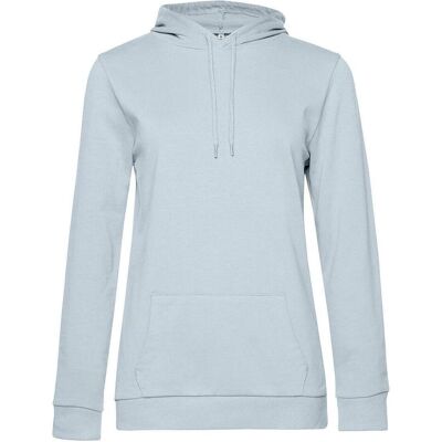 B&C, Damen, Pullover, Damen Hoodie aus French Terry, Blau, (M) B&C, Damen, Pullover, Damen Hoodie aus French Terry, Blau, (M)