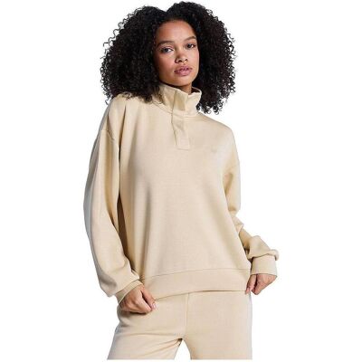 Roxy, Damen, Pullover, Sweater Rise & Vibe Fleece, Beige, (S) Roxy, Damen, Pullover, Sweater Rise & Vibe Fleece, Beige, (S)