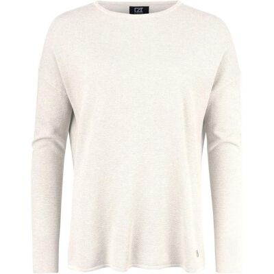 Cutter & Buck, Damen, Pullover, Carnation Sweater Ladies, Weiss, (S) Cutter & Buck, Damen, Pullover, Carnation Sweater Ladies, Weiss, (S)