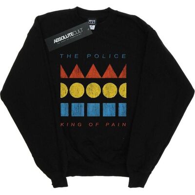 The Police, Damen, Pullover, King Of Pain Sweatshirt, Schwarz, (M) The Police, Damen, Pullover, King Of Pain Sweatshirt, Schwarz, (M)