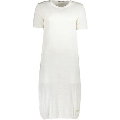 Cavalli Class, Damen, Kleider, White Viscose Women Dress, Weiss, (XS) Cavalli Class, Damen, Kleider, White Viscose Women Dress, Weiss, (XS)
