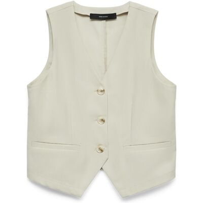 Vero Moda, Damen, Anzüge, Vmpetrine Tailored Waistcoat Mfo, Grau, (42) Vero Moda, Damen, Anzüge, Vmpetrine Tailored Waistcoat Mfo, Grau, (42)