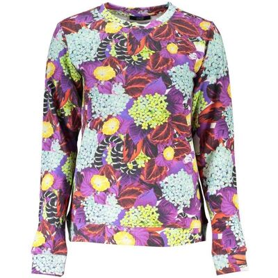 Cavalli Class, Damen, Pullover, Purple Cotton Women Sweater, Violett, (S) Cavalli Class, Damen, Pullover, Purple Cotton Women Sweater, Violett, (S)