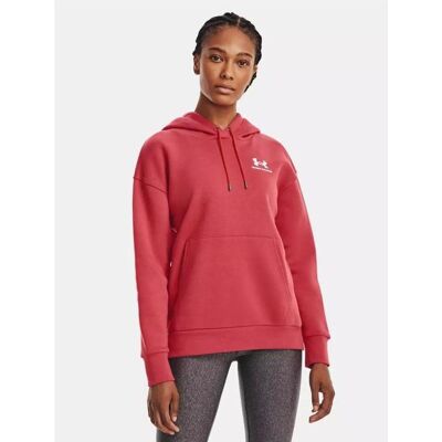 Under Armour, Damen, Pullover, Essential Fleece Kapuzenpullover Damen, Rot, (XS) Under Armour, Damen, Pullover, Essential Fleece Kapuzenpullover Damen, Rot, (XS)