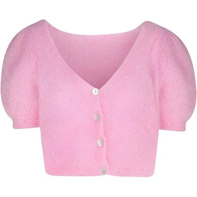 Americandreams, Damen, Pullover, Cardigan HARPER, Blau, Rosa, (L) Americandreams, Damen, Pullover, Cardigan HARPER, Blau, Rosa, (L)