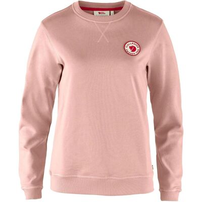 Fjällräven, Damen, Pullover, 1960 Logo Badge Sweater W, Rosa, (XXS) Fjällräven, Damen, Pullover, 1960 Logo Badge Sweater W, Rosa, (XXS)