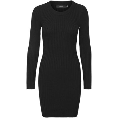 Vero Moda, Damen, Kleider, Körperbetontes Kleid, Schwarz, (M) Vero Moda, Damen, Kleider, Körperbetontes Kleid, Schwarz, (M)