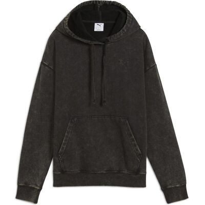 Puma Damen, Pullover, ESS ELEVATED Relaxed Wash Hoodie FL, Schwarz, (XXL) Puma Damen, Pullover, ESS ELEVATED Relaxed Wash Hoodie FL, Schwarz, (XXL)