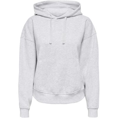 Only, Damen, Pullover, ONLBEST Sweatshirt Kapuzenpullover, Grau, (XL) Only, Damen, Pullover, ONLBEST Sweatshirt Kapuzenpullover, Grau, (XL)